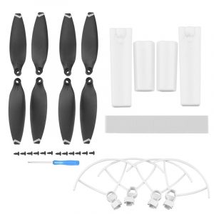 4pcs Propeller 4pcs Propeller Guard Quick Release Height Extended Landing Gear Set for FIMI X8 Mini SET1