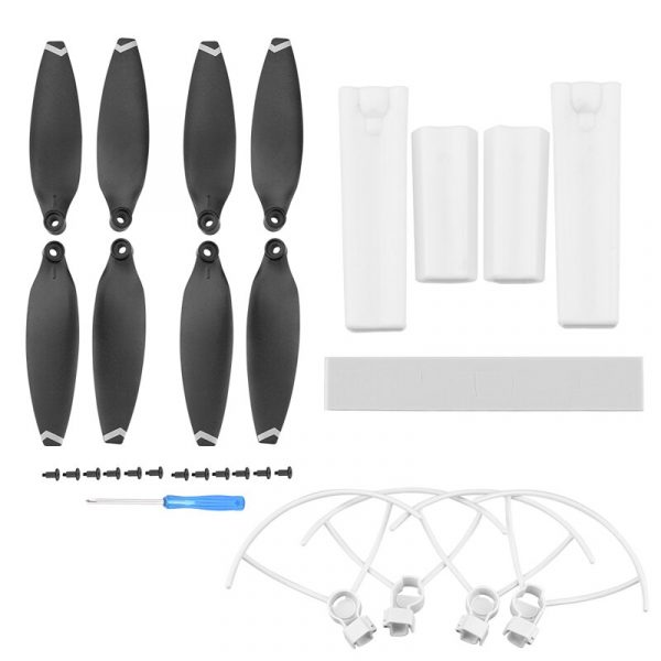 4pcs Propeller 4pcs Propeller Guard Quick Release Height Extended Landing Gear Set for FIMI X8 Mini SET1