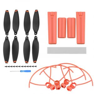 4pcs Propeller 4pcs Propeller Guard Quick Release Height Extended Landing Gear Set for FIMI X8 Mini SET2