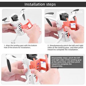 Quick Release Landing Gear Height Extension for FIMI X8 Mini IMG3