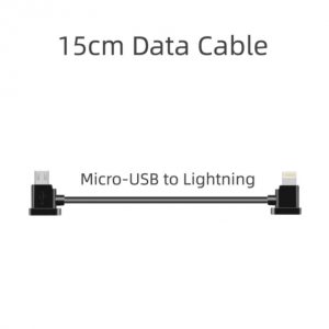 15cm Data Cable for Mavic Mini Mavic Pro Mavic 2 Mavic Air Spark Remote Control IOS