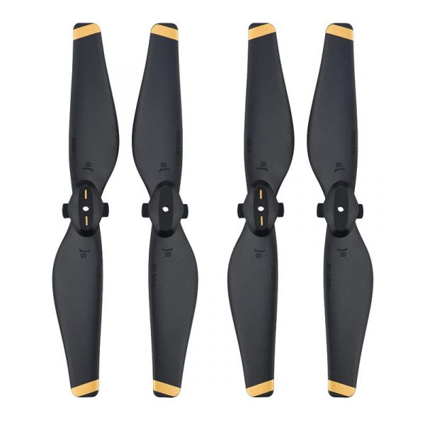 Quick Release Low Noise 4732S Propeller for DJI Spark Drone 4PCS BLACK GOLD