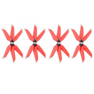 8pcs Foldable Quick Release 3 Blade Propeller for DJI Mavic Air 2 2S Drones red silver