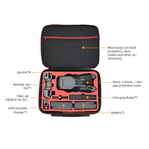 Shockproof Waterproof Shoulder Bag for DJI Mavic 3 img5