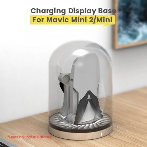Magnetic Charging Display Base with Transparent Jar for DJI Mavic Mini 1 2 Drones 4
