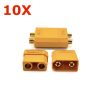 10 Pairs XT90 Connector Male Female for Drones