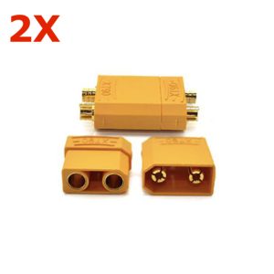 2 Pairs XT90 Connector Male Female for Drones