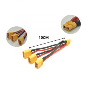 XT60 Connector Male Female 3 Way Parallel Cable 14AWG for Drone Battery 1F3M