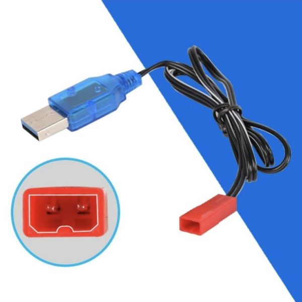 3.7V LiPo Battery USB to Plug Charger for Drones JST