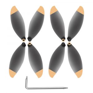 4pcs Folding Propeller for Parrot Anafi Drone BLACK gold img1