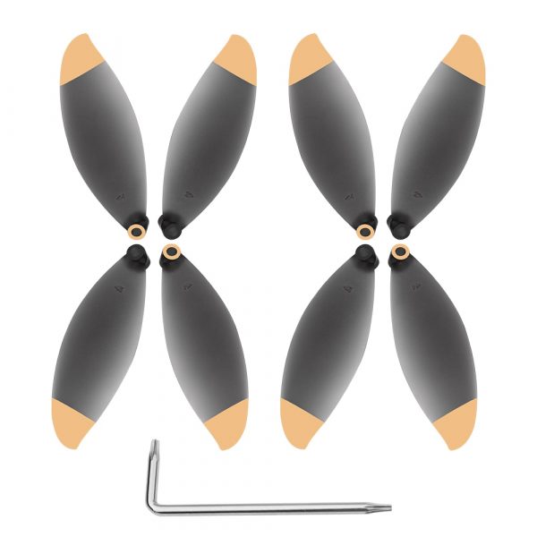 4pcs Folding Propeller for Parrot Anafi Drone BLACK gold img1