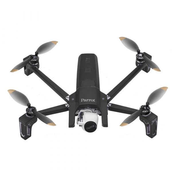 4pcs Folding Propeller for Parrot Anafi Drone BLACK gold img2