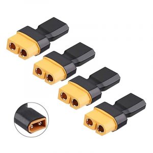 4pcs XT60 Female to XT30 Male Plug Adapter Converter for Drones Battery