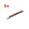 5pcs JST XH LiPo Battery Plug Connector Cable 22AWG 100mm for Drones 1S 1