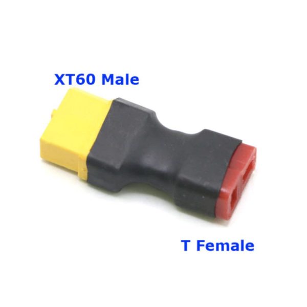 Connectors Adapter T Female to XT60 Male for DIY Drones Lipo Battery