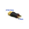 Connectors Adapter T Male to XT60 Male for DIY Drones Lipo Battery