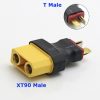 Connectors Adapter T Male to XT90 Male for DIY Drones Lipo Battery