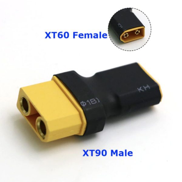 Connectors Adapter XT60 Female to XT90 Male for DIY Drones Lipo Battery