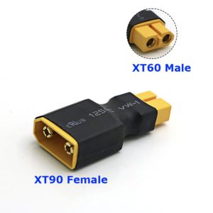 Connectors Adapter XT60 Male to XT90 Female for DIY Drones Lipo Battery
