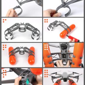 Inflatable Water Floating Landing Gear Kit for DJI Mavic Air 2 2S Drone 4