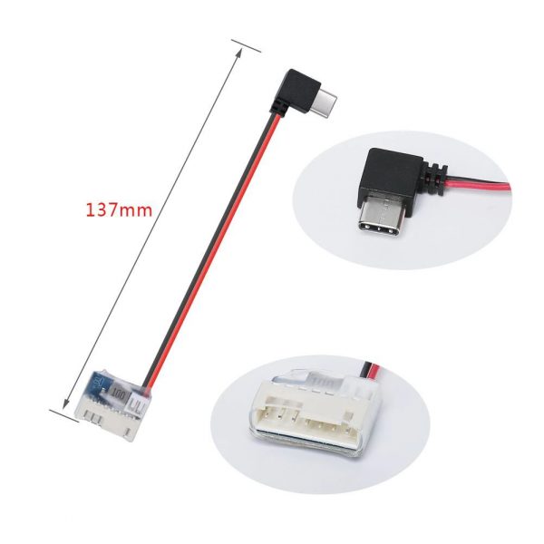 Type C to 5V Balance Plug Power Cable for FPV Drone GoPro Hero 6 7 8 9 Camera 3