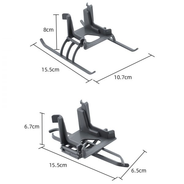 Foldable Height Extender Landing Gear for Sjrc F11S Drone 3