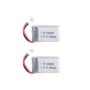 3.7V 250mAh Lipo Battery for Syma X11C MJX X701 U830 FY310 Drones 2