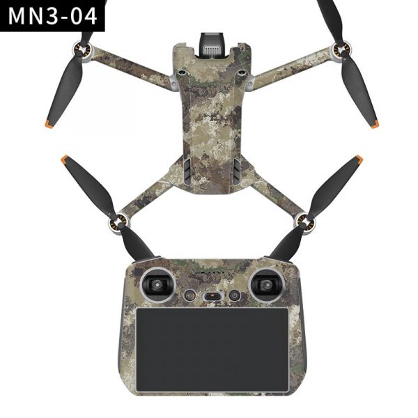 Full Protective Stickers for DJI Mini 3 Pro Drone with DJI RC Remote Control camo
