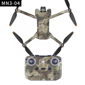Full Protective Stickers for DJI Mini 3 Pro Drone with RC N1 Remote Control camo
