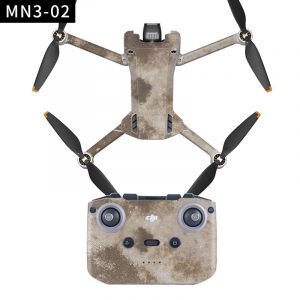 Full Protective Stickers for DJI Mini 3 Pro Drone with RC N1 Remote Control desert camo