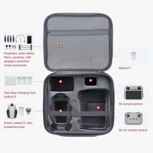 Travel Carrying Storage Shoulder Bag DJI Mini 3 Pro Drone 2