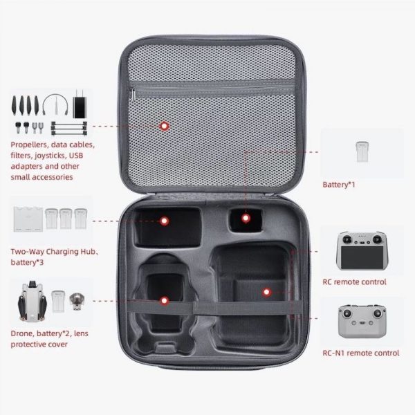 Travel Carrying Storage Shoulder Bag DJI Mini 3 Pro Drone 2