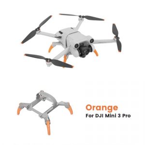 Foldable Spider Landing Gear Extension for DJI Mini 3 Pro Drone orange