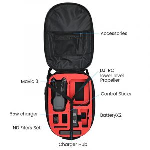 Waterproof Hard Shell Backpack for DJI Mavic 3 Drone 4