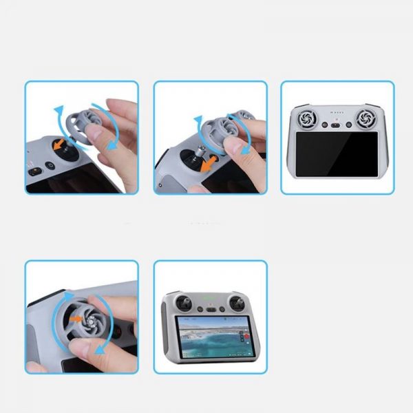 2Pcs Joystick Protection Holder DJI RC Remote Control Mini 3 Pro Drone 4