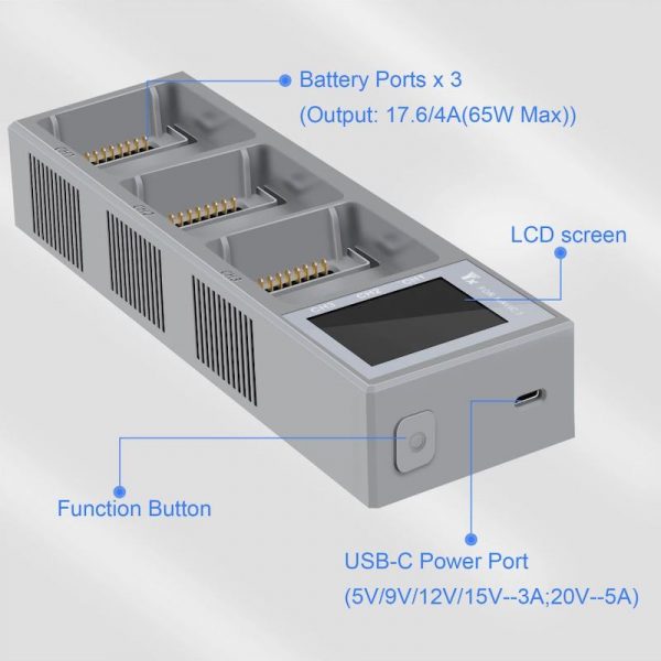 3 in 1 Smart Charging Hub for DJI Mavic 3 Drone 2