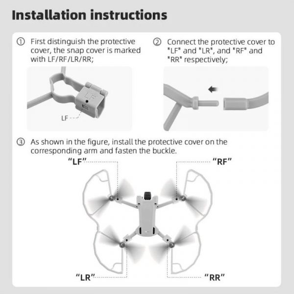 Propeller Protective Guard Bumper DJI Mini 3 Pro Drone 4