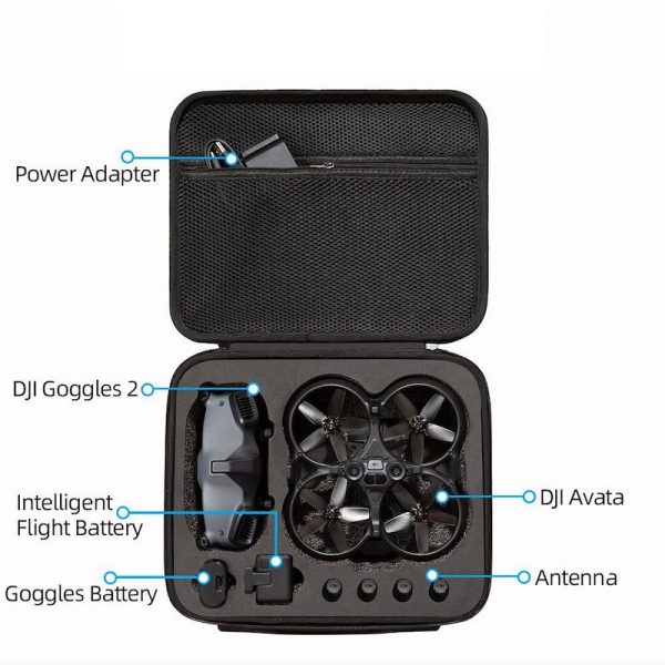 Hard Shell Carrying Suitcase DJI Avata Drone Goggles 2 2